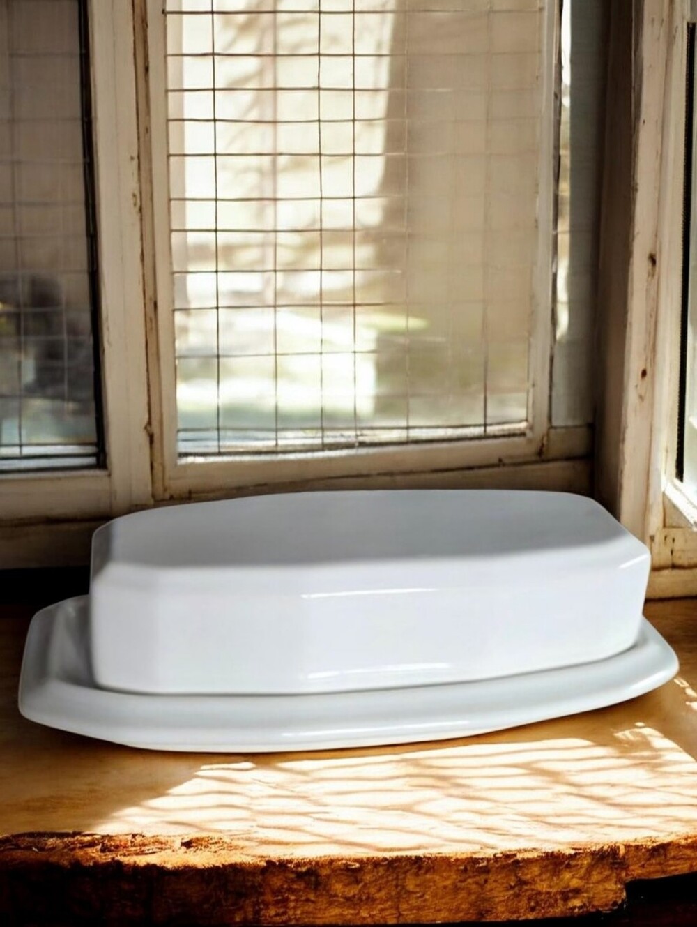 PHALTZGRAFF Covered Butter Dish Stoneware Matrerial